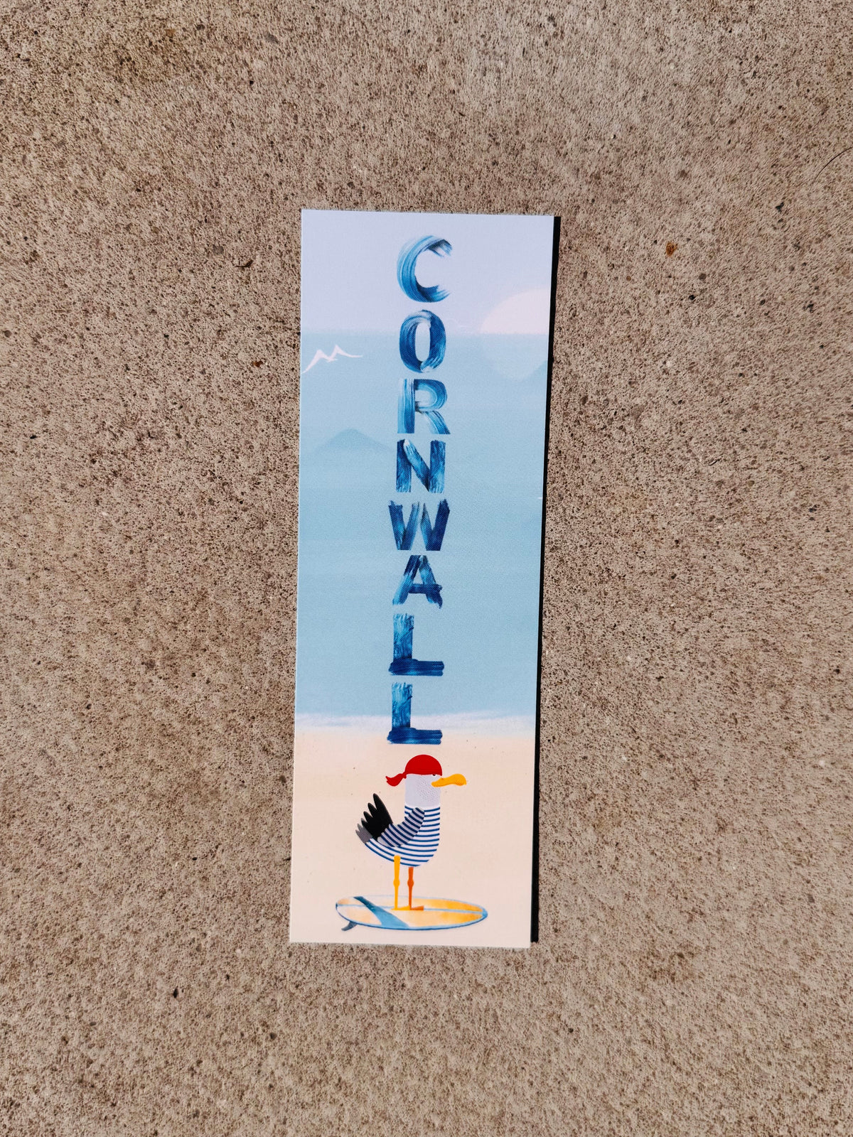 Cornwall Seagull Bookmark