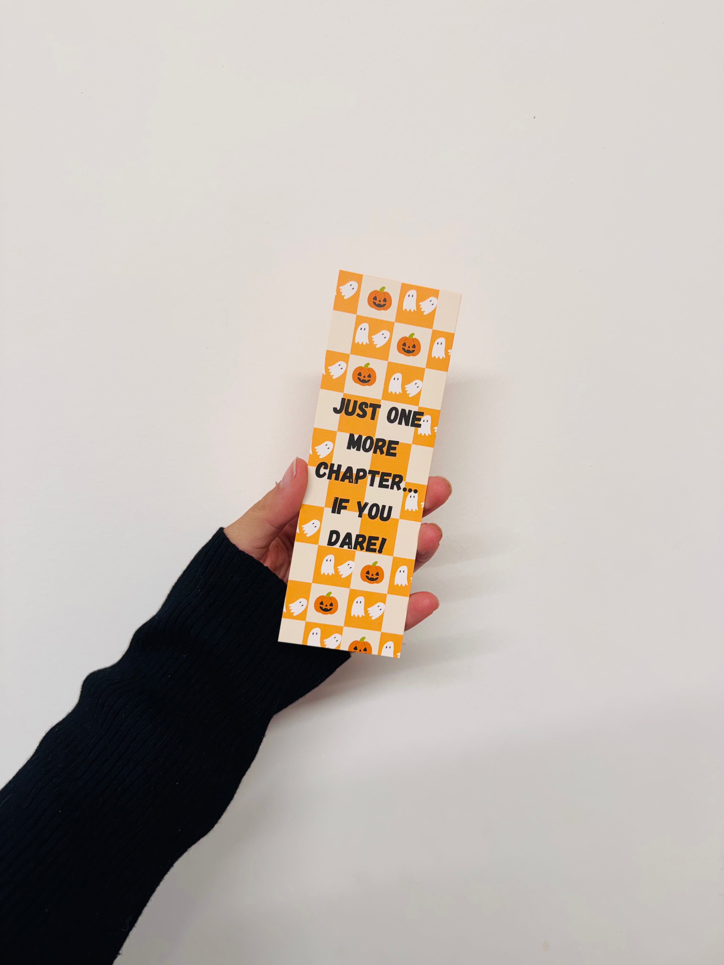 If You Dare Halloween Bookmark